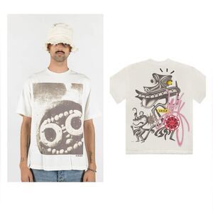 Cactus Jack by Travis Scott Mens Artifacts T-Shirt CJJ1-SS01 Natural Size XL NWT